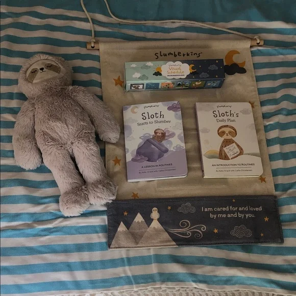 Slumberkins Sloth Routine Set - Picture 1 of 11